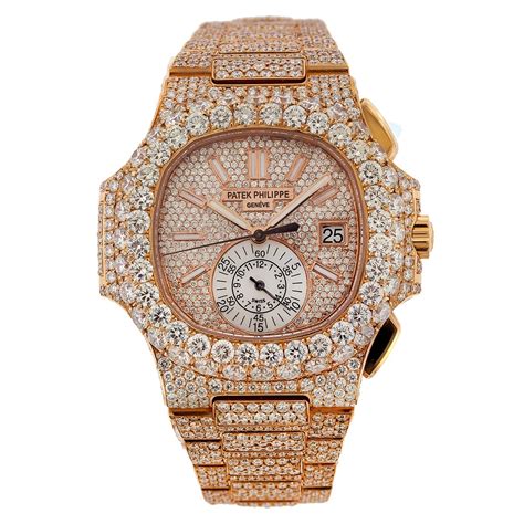 diamond patek philippe for sale|Patek Philippe iced out.